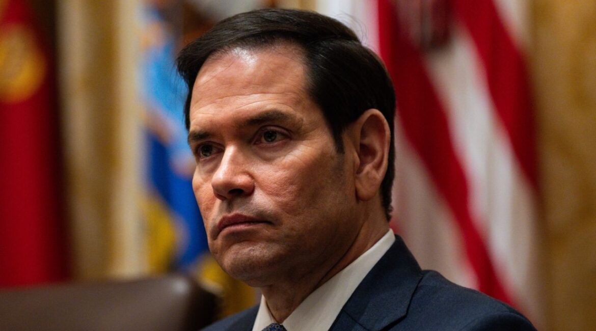 Secretary of State Marco Rubio participates in a bilateral luncheon that President Donald Trump held for Prime Minister Viktor Orban of Hungary, in the Cabinet Room of the White House in Washington, Nov. 7, 2025. A Democratic senator has criticized Secretary of State Marco Rubio for paying $7.5 million to the government of Equatorial Guinea to agree to take deportees from the United States who are not its citizens. (Tierney L. Cross/The New York Times)