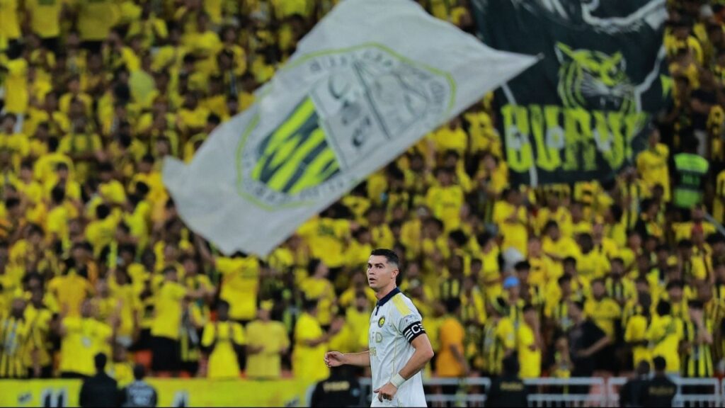 Soccer Football - Saudi Pro League - Al Ittihad v Al Nassr - King Abdullah Sport City Stadium, Jeddah, Saudi Arabia - September 26, 2025 Al Nassr's Cristiano Ronaldo REUTERS/Stringer