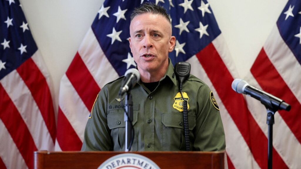 U.S. Border Patrol Sector Chief Gregory Bovino attends a press conference, in Los Angeles, California, U.S., June 12, 2025. (Reuters File)