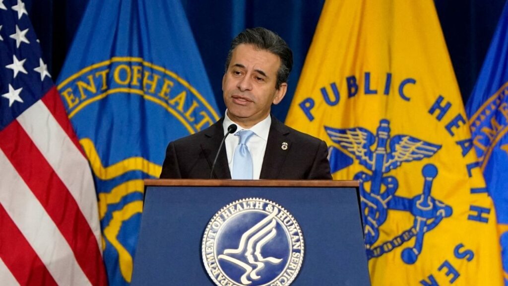 U.S. Food and Drug Administration Commissioner Marty Makary speaks during a press conference at the Department of Health and Human Services in Washington, D.C., U.S., November 10, 2025. (Reuters File)