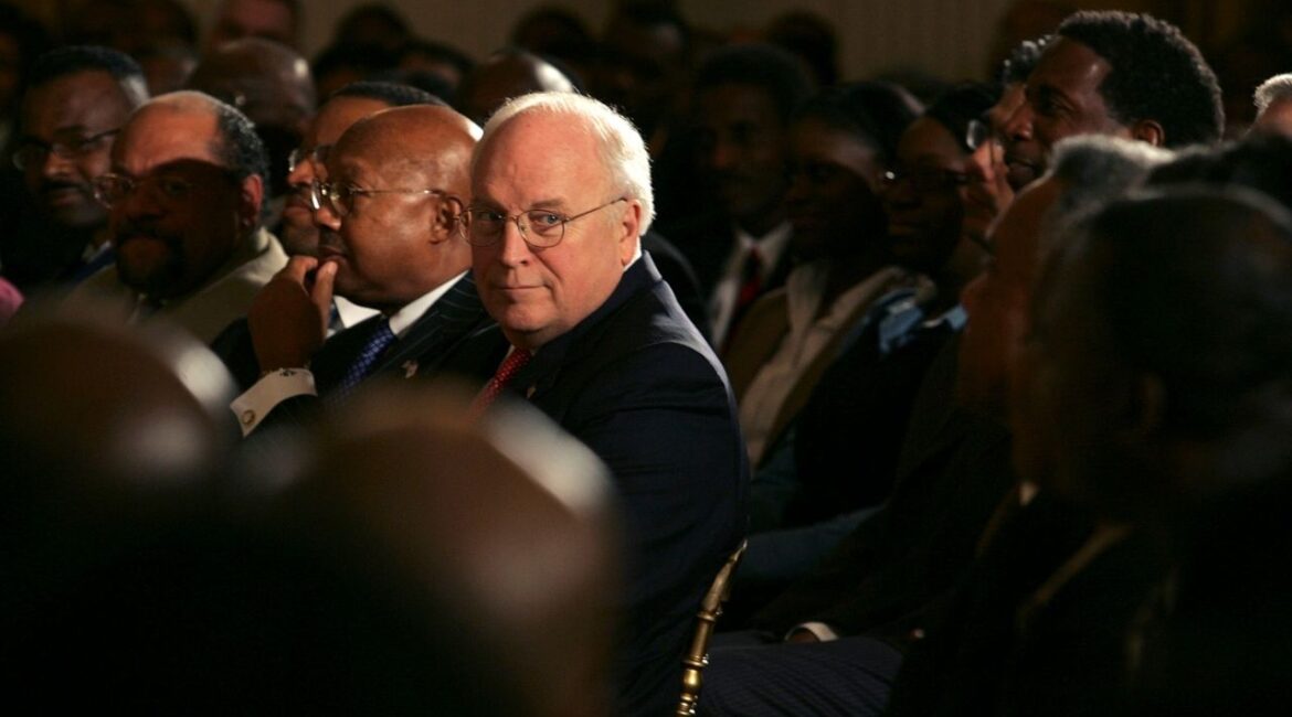 Vice President Dick Cheney attends President George W. Bush’s remarks for African-American History Month, at the White House on Feb. 22, 2006. As the former vice president is honored at Washington National Cathedral on Thursday, Nov. 19, 2025, many eyes will focus on who comes — and who does not. (Stephen Crowley/The New York Times)