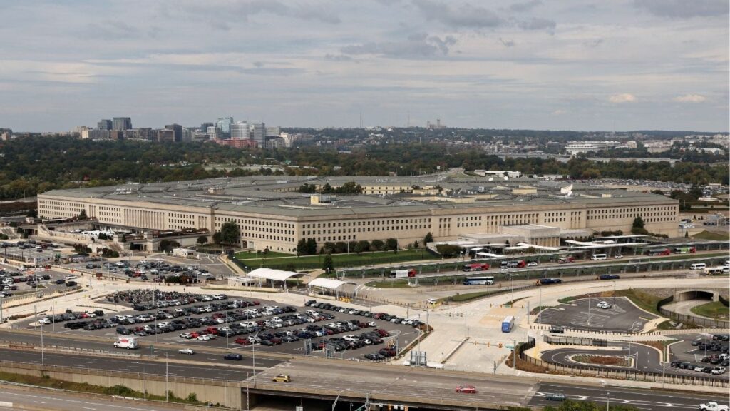 A general view of the Pentagon in Washington, D.C., U.S., October 15, 2025. (Reuters/Kevin Lamarque)