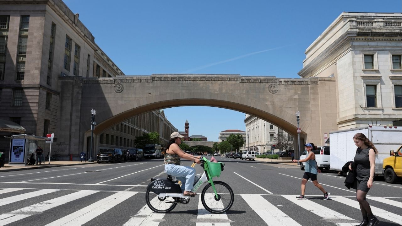A general view of the U. S. Department of Agriculture headquarters in Washington, D.C., U.S., April 23, 2025. (Reuters/Jonathan Ernst)
