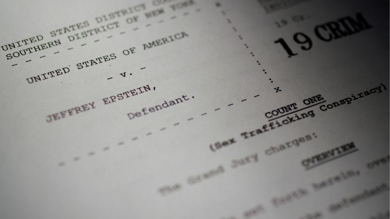 A newly-released unsealed indictment of disgraced late financier and sex offender Jeffrey Epstein is seen in this handout image released by the U.S. Justice Department and printed and arranged for a photograph by Reuters in Washington, D.C., U.S., December 19, 2025. (Reuters/Jonathan Ernst)