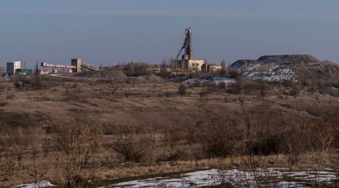 A uranium mine in Neopalymivka, Ukraine, Feb. 28, 2025. President Volodymyr Zelenskyy of Ukraine has unveiled a revised draft peace plan, developed with the United States, portraying it as Kyiv’s best effort to end the war with Russia. (Brendan Hoffman/The New York Times).
