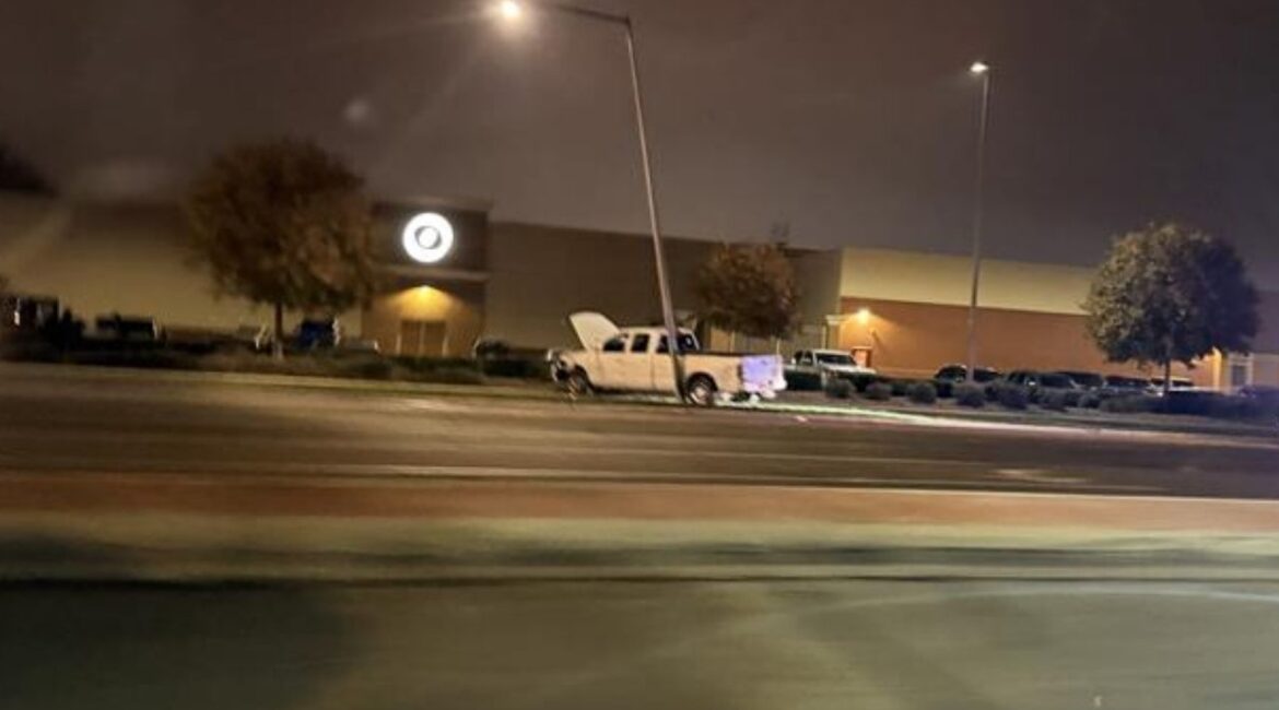 Clovis police are investigating a hit-and-run after a northbound black Chevrolet Tahoe struck another vehicle on Willow Avenue, forcing it into a light pole and injuring the driver before fleeing the scene on Thursday, Dec. 11, 2025. (GV Wire)