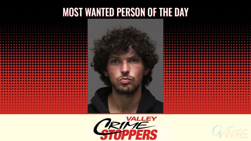 Daniel Peter Volkmann is Valley Crime Stoppers' Most Wanted Person of the Day for Dec. 12, 2025. (Valley Crimes Stoppers)