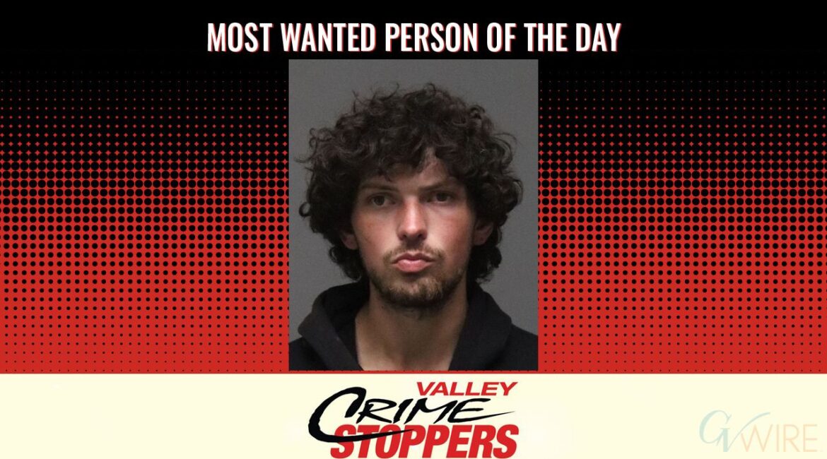 Daniel Peter Volkmann is Valley Crime Stoppers' Most Wanted Person of the Day for Dec. 12, 2025. (Valley Crimes Stoppers)