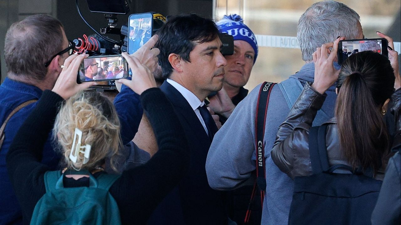 Dr. Salvador Plasencia arrives at federal court for sentencing after pleading guilty to four counts of distributing ketamine to actor Matthew Perry before his death, in Los Angeles, California, U.S., December 3, 2025. (Reuters/Mike Blake)