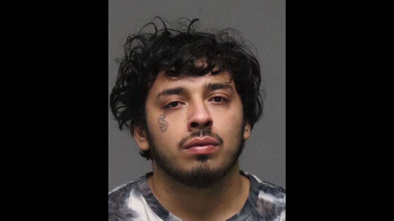Fresno police arrested Estevan Diaz (pictured) , 23, on Friday, December 19, 2025, for the murder of 24-year-old Faustino Mancilla, who was shot and killed on Oct. 29, 2025, in the area of Poppy Avenue and California Avenue. (Fresno PD)
