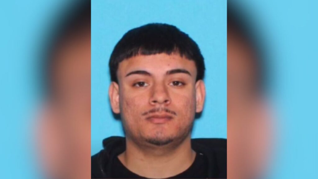 Fresno police arrested Jordan Rios, 22, on Dec. 11, 2025, in connection with multiple late-night shootings at the same home near West San Carlos and North Pope avenues in November. (Fresno PD)