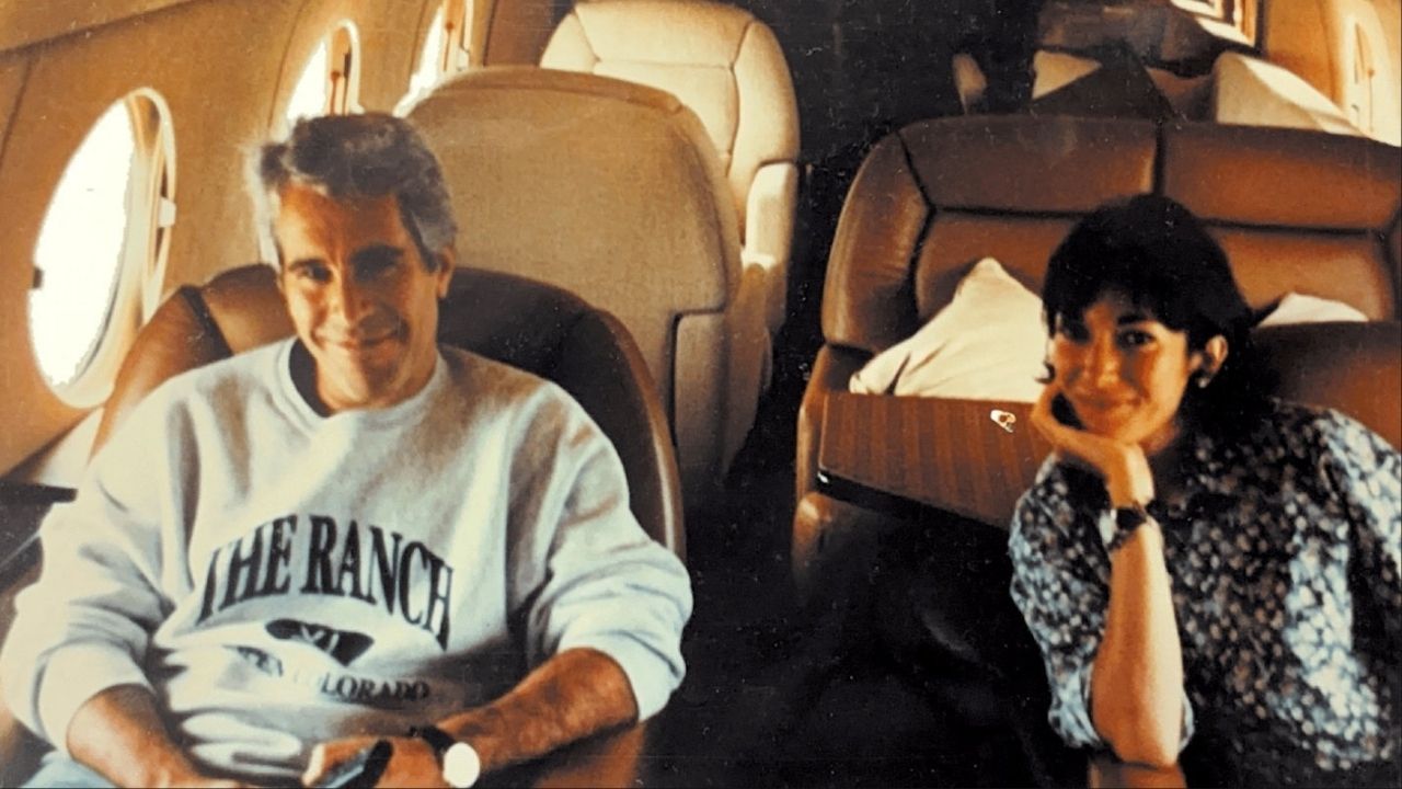 Ghislaine Maxwell and Jeffrey Epstein are seen in this image released by the Department of Justice in Washington, D.C., U.S., on December 19, 2025 as part of a new trove of documents from its investigations into the late financier and convicted sex offender Jeffrey Epstein. (US Justice Department via Reuters)