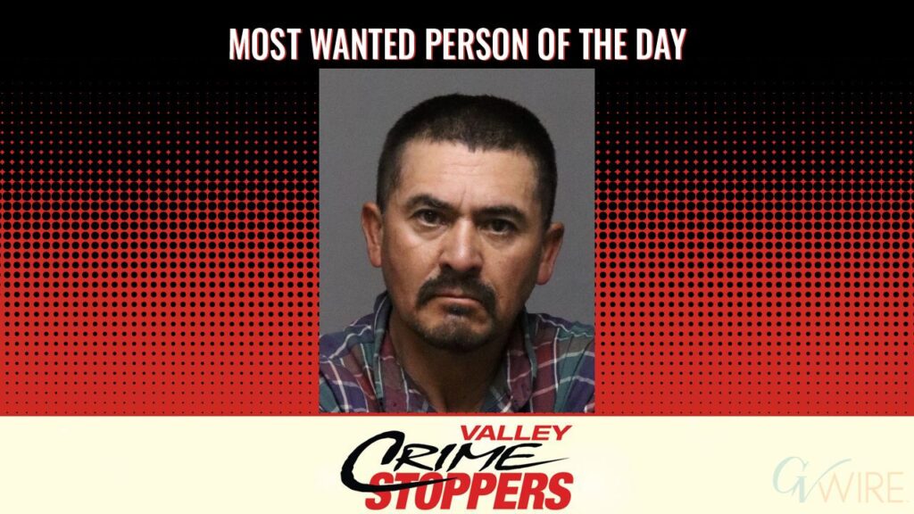 Ignacio Rubio Lopez is Valley Crime Stoppers' Most Wanted Person of the Day for Dec. 30, 2025. (Valley Crimes Stoppers)