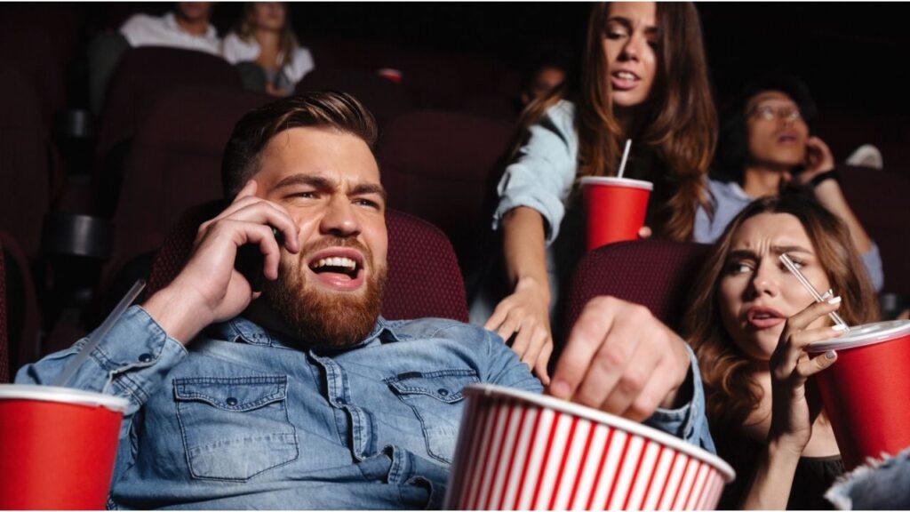 Fresno-area moviegoers need a reminder: texting, talking, and clapping during films ruins the theater experience for everyone. (Shutterstock)