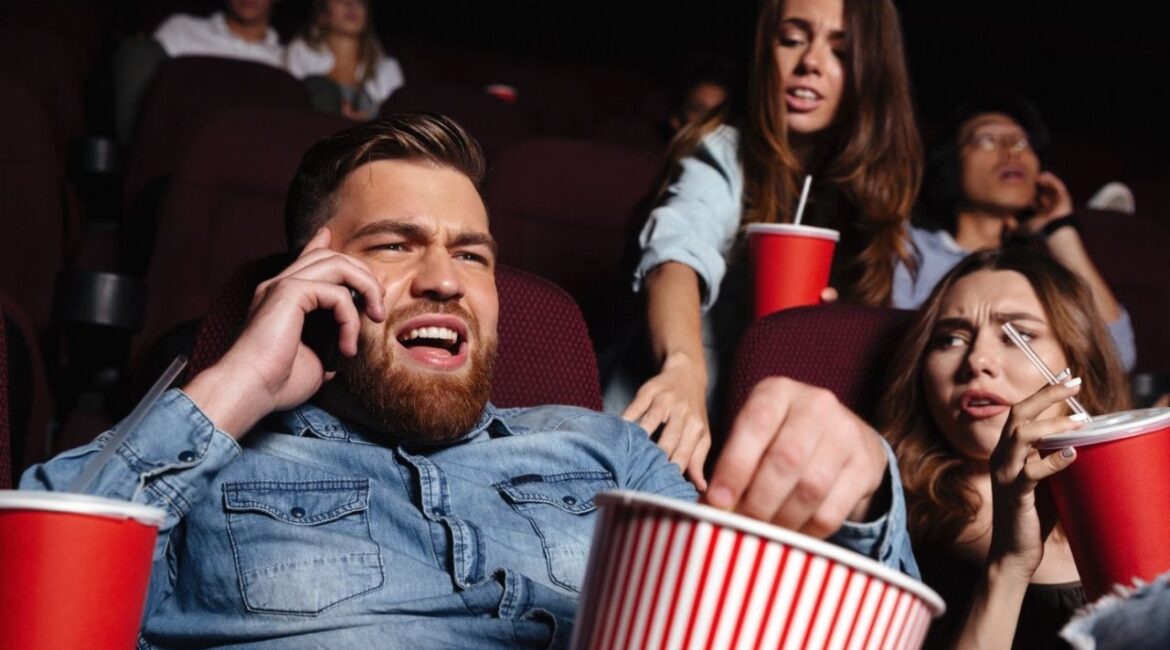 Fresno-area moviegoers need a reminder: texting, talking, and clapping during films ruins the theater experience for everyone. (Shutterstock)