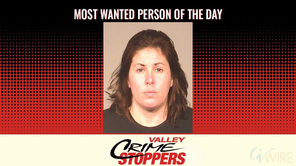Jessica Maria Miller is Valley Crime Stoppers' Most Wanted Person of the Day for Dec. 5, 2025. (Valley Crimes Stoppers)