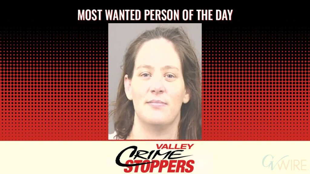 Jessica Marie Phillips is Valley Crime Stoppers' Most Wanted Person of the Day for Dec. 1, 2025. (Valley Crimes Stoppers)
