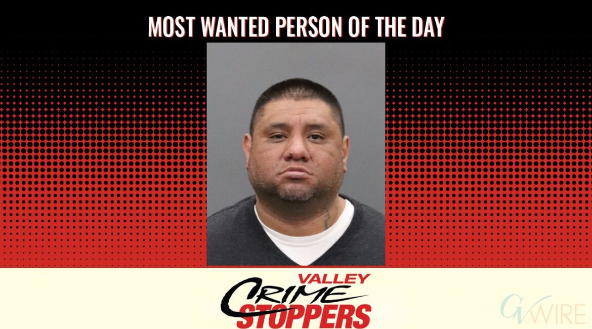 Jimmy Anastacio Rivera is Valley Crime Stoppers' Most Wanted Person of the Day for Dec. 26, 2025. (Valley Crimes Stoppers)