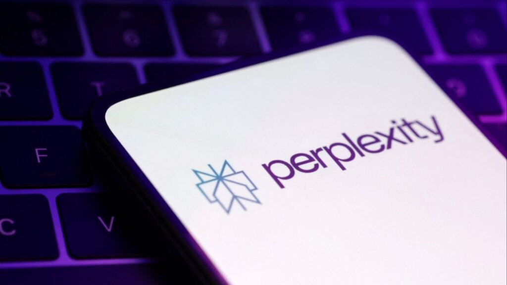 Perplexity AI logo is seen in this illustration taken January 4, 2024. (Reuters/Dado Ruvic/Illustration)