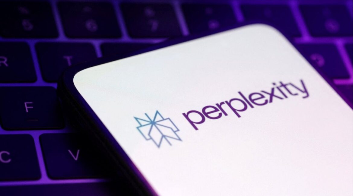 Perplexity AI logo is seen in this illustration taken January 4, 2024. (Reuters/Dado Ruvic/Illustration)