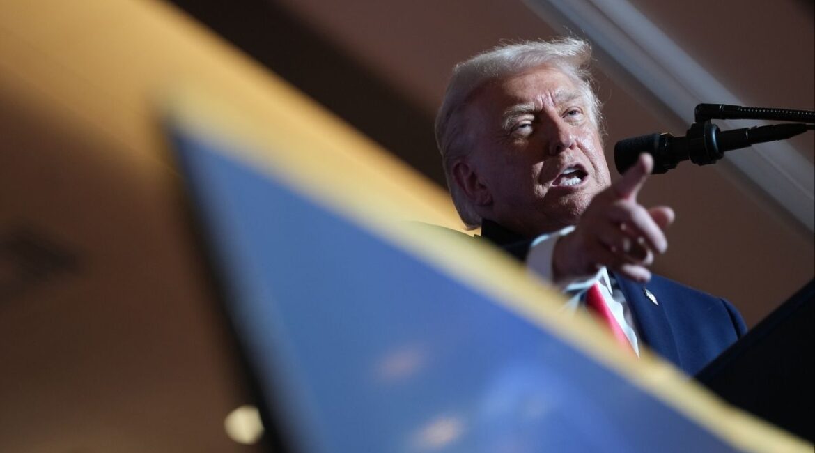 President Donald Trump delivers Remarks on the Economy at the Mount Airy Casino Resort, in Mount Pocono, Pa., Tuesday, Dec. 9, 2025. Facing criticism for rising costs for American consumers under his administration, President Trump stoked fear of immigrants from poor countries to rally a crowd of his supporters in Pennsylvania. (Doug Mills/The New York Times)