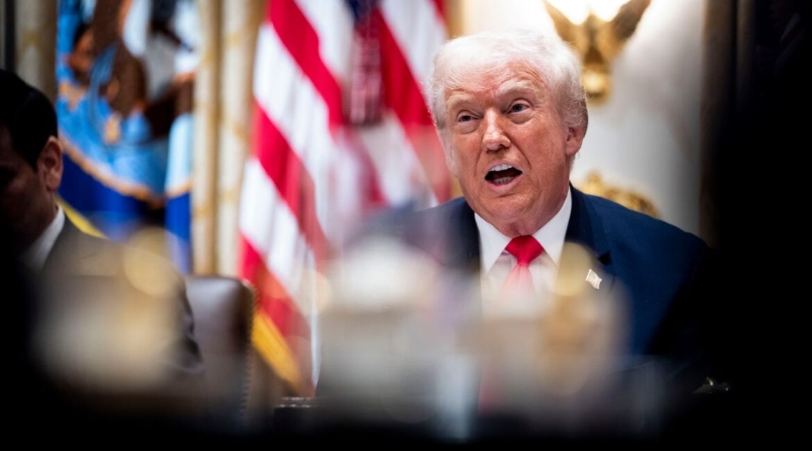 President Donald Trump participates in a cabinet meeting, in the Cabinet Room of the White House in Washington on Tuesday, Dec. 2, 2025. Near the end of the two-hour meeting, Trump unleashed a xenophobic tirade against Somali immigrants, calling them “garbage” he does not want in the United States. (Doug Mills/The New York Times)