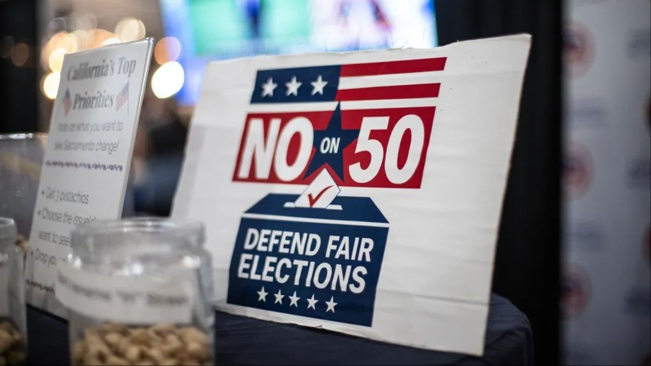 Republicans are seeking to overturn the Democratic gerrymandered congressional maps that California voters approved last month via Proposition 50. (CalMatters/CatchLight Local/Larry Valenzuela)