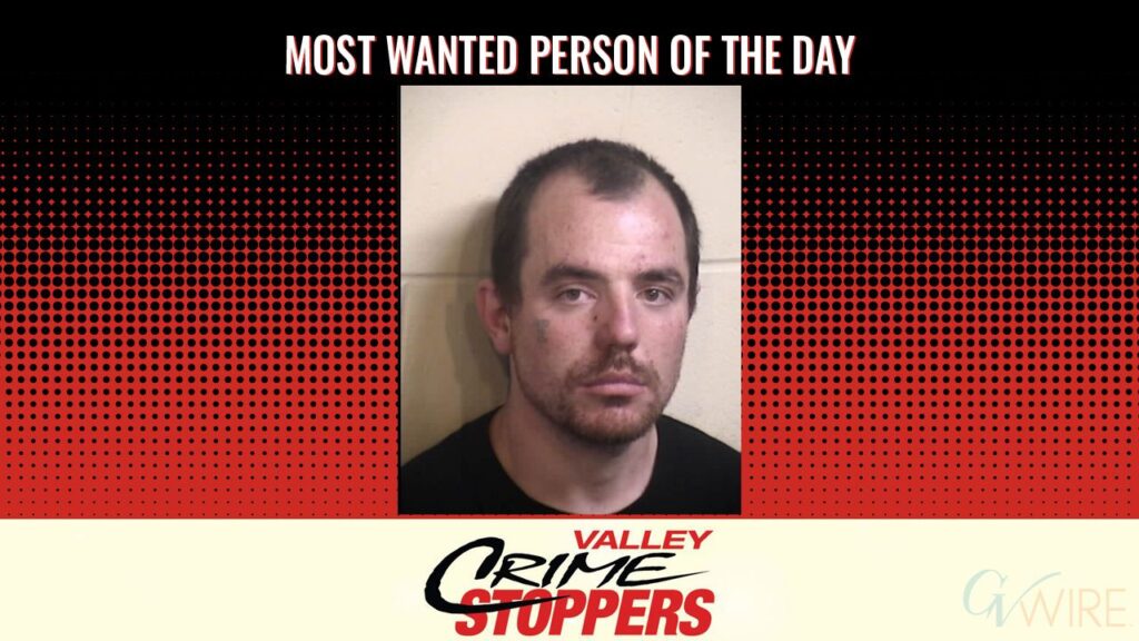 Robert Daniel Allen is Valley Crime Stoppers' Most Wanted Person of the Day for Dec. 10, 2025. (Valley Crimes Stoppers)