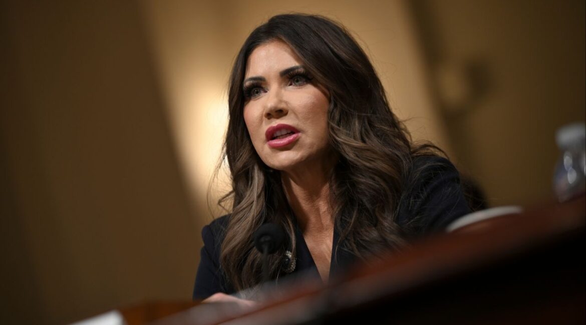 Secretary of Homeland Security Kristi Noem testifies before a House Homeland Security Committee hearing on “worldwide threats” on Capitol Hill in Washington, Dec. 11, 2025. (Kenny Holston/The New York Times)