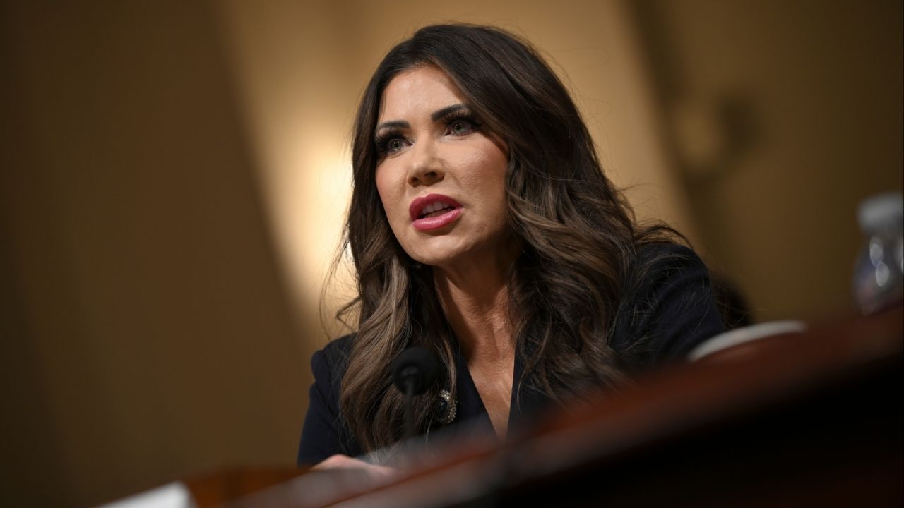 Secretary of Homeland Security Kristi Noem testifies before a House Homeland Security Committee hearing on “worldwide threats” on Capitol Hill in Washington, Dec. 11, 2025. (Kenny Holston/The New York Times)