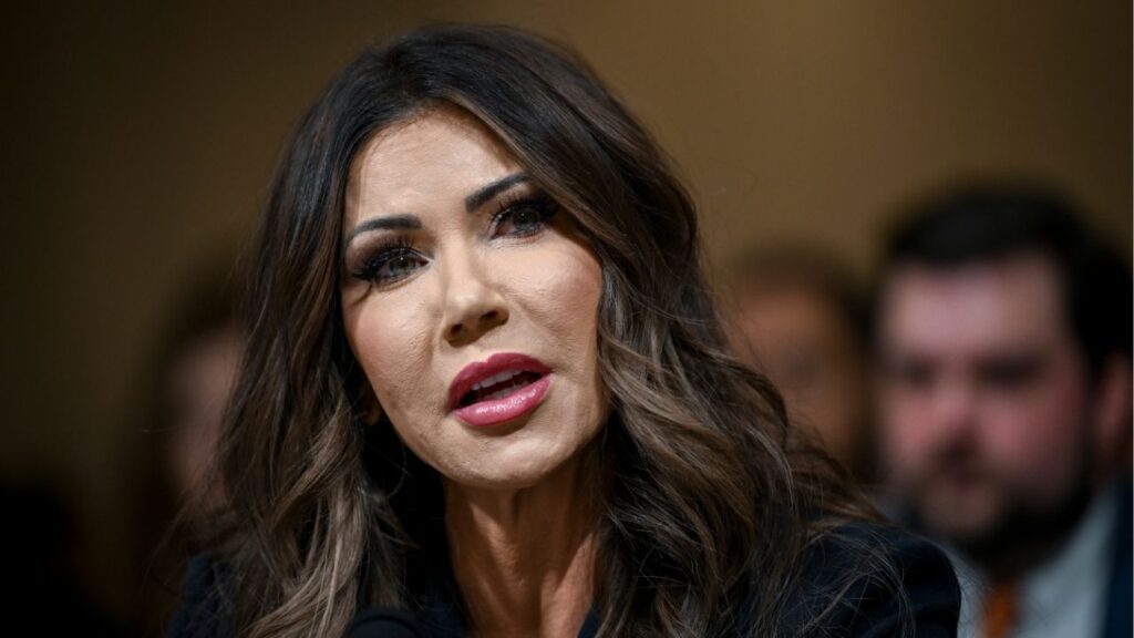 Secretary of Homeland Security Kristi Noem testifies before a House Homeland Security Committee hearing on “worldwide threats” on Capitol Hill in Washington, Dec. 11, 2025. Noem announced that the Trump administration is suspending the immigrant visa program under which Claudio Manuel Neves Valente — the man suspected of killing two Brown University students and an MIT professor — moved to the United States. (Kenny Holston/The New York Times)