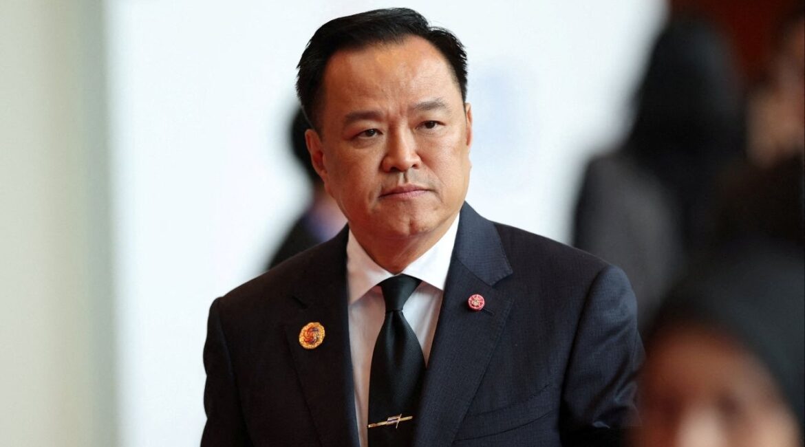 Thailand’s Prime Minister Anutin Charnvirakul looks on at the venue of the 47th ASEAN Summit and Related Summits in Kuala Lumpur, Malaysia October 26, 2025. (Reuters/Chalinee Thirasupa)