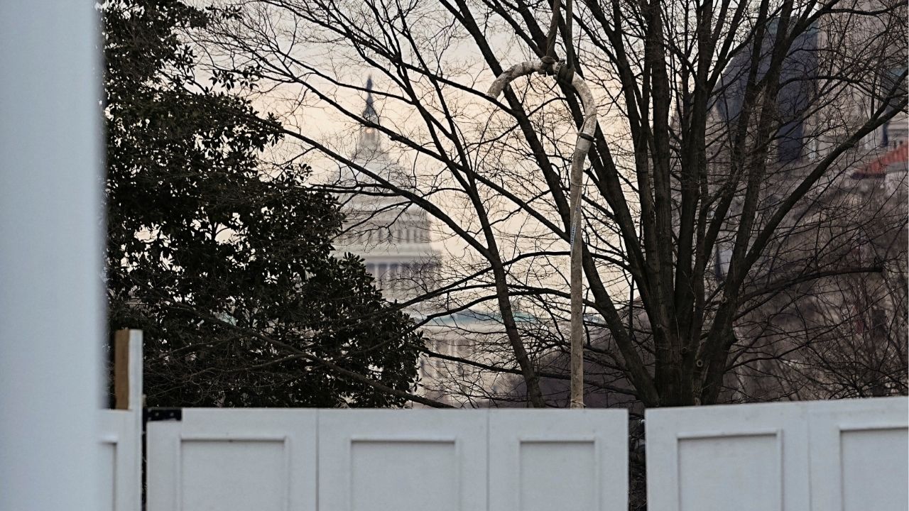 The East Wing of the White House, as the construction of U.S. President Donald Trump's proposed ballroom continues at the White House in Washington, D.C., U.S., December 17, 2025. (Reuters/Aaron Schwartz)
