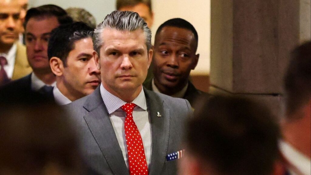 U.S. Secretary of Defense Pete Hegseth arrives for a classified briefing for all members of the U.S. House of Representatives on the situation in Venezuela, on Capitol Hill in Washington, D.C., U.S., December 16, 2025. (Reuters File)
