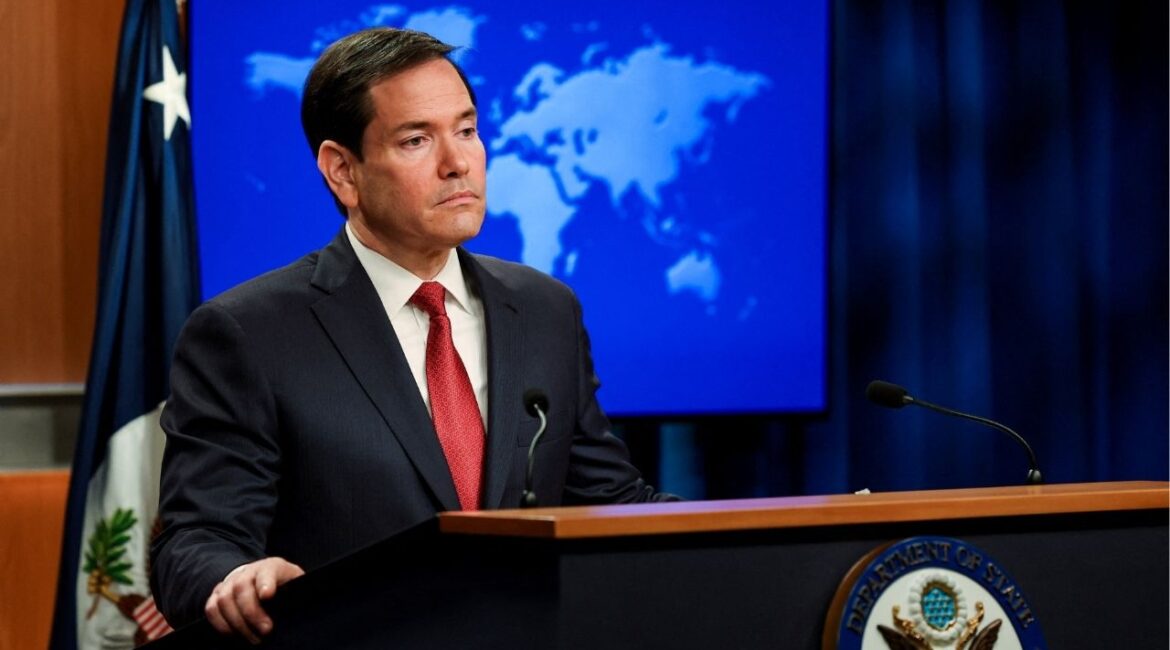 U.S. Secretary of State Marco Rubio holds his end-of-year press conference at the State Department in Washington, D.C., U.S., December 19, 2025. (Reuters/Kevin Mohatt)