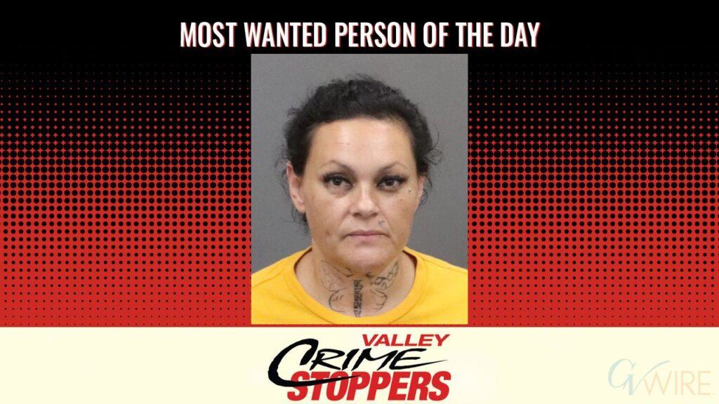Valerie B Allison is Valley Crime Stoppers' Most Wanted Person of the Day for Dec. 11, 2025. (Valley Crimes Stoppers)