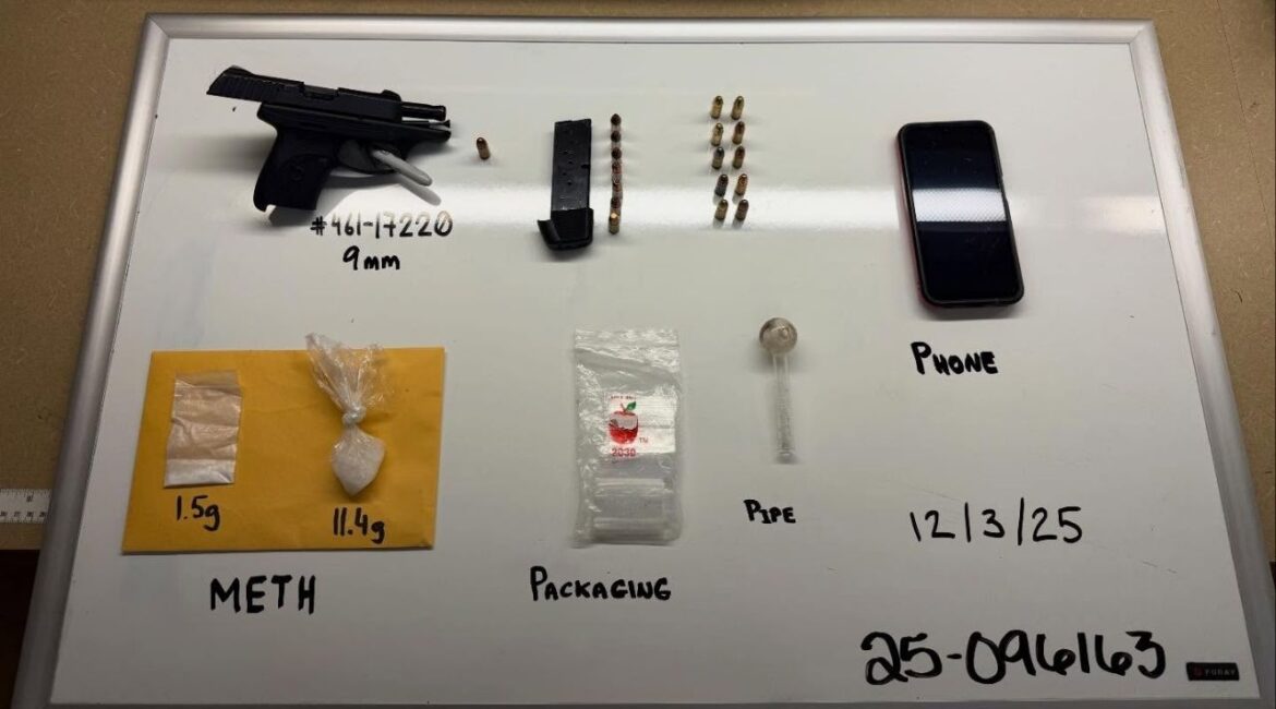 Visalia police served a search warrant on a North Granite Street home, seizing fentanyl and arresting two suspects on Wednesday, Dec. 3, 2025. (Visalia PD)