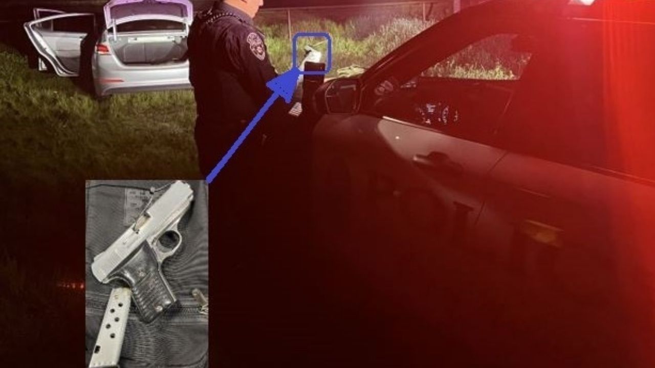 A 14-year-old boy was arrested Friday, Jan. 23, 2026, after Madera police pursued a stolen vehicle that crashed, leading to the recovery of a loaded firearm. (Madera PD)