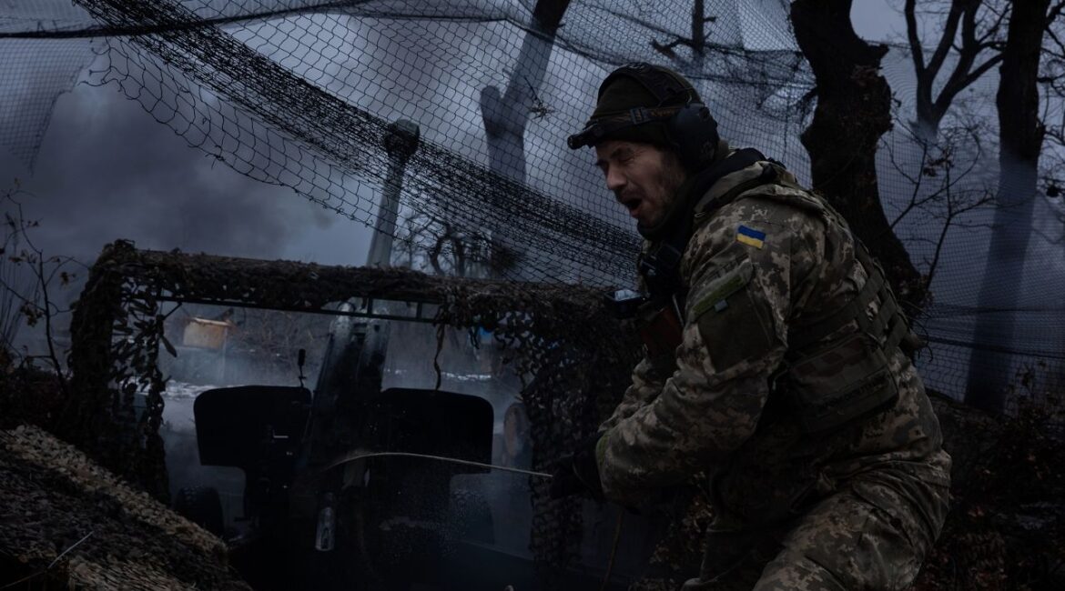 A Ukrainian soldier from the 63rd Mechanized Brigade fires toward a Russian target in eastern Ukraine, Jan. 7, 2026. Ukrainian, Russian and American negotiators were expected to hold meetings on Jan. 24 in the United Arab Emirates, marking the first trilateral talks since the start of the war in Ukraine. (Tyler Hicks/The New York Times)