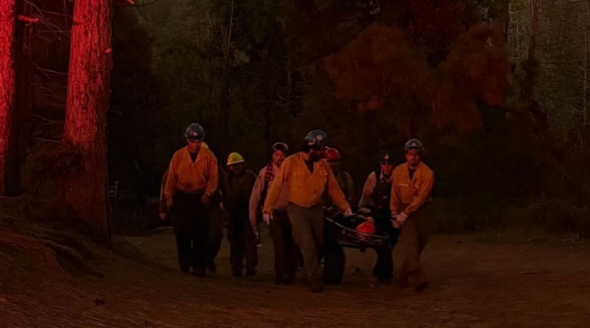 A hiker was rescued and hospitalized after injuring her ankle on Madera County’s Corlieu Falls Trail on Tuesday, Jan. 13, 2026. (Madera County SO)
