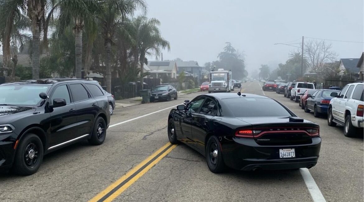 A probation search conducted Wednesday, Jan. 7, 2025, in Visalia led police to discover a live explosive at a residence and arrest a 37-year-old man on possession charges. (Visalia PD)