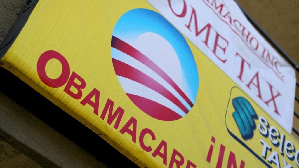 A sign on an insurance store advertises Obamacare in San Ysidro, San Diego, California, U.S., October 26, 2017. (Reuters File)