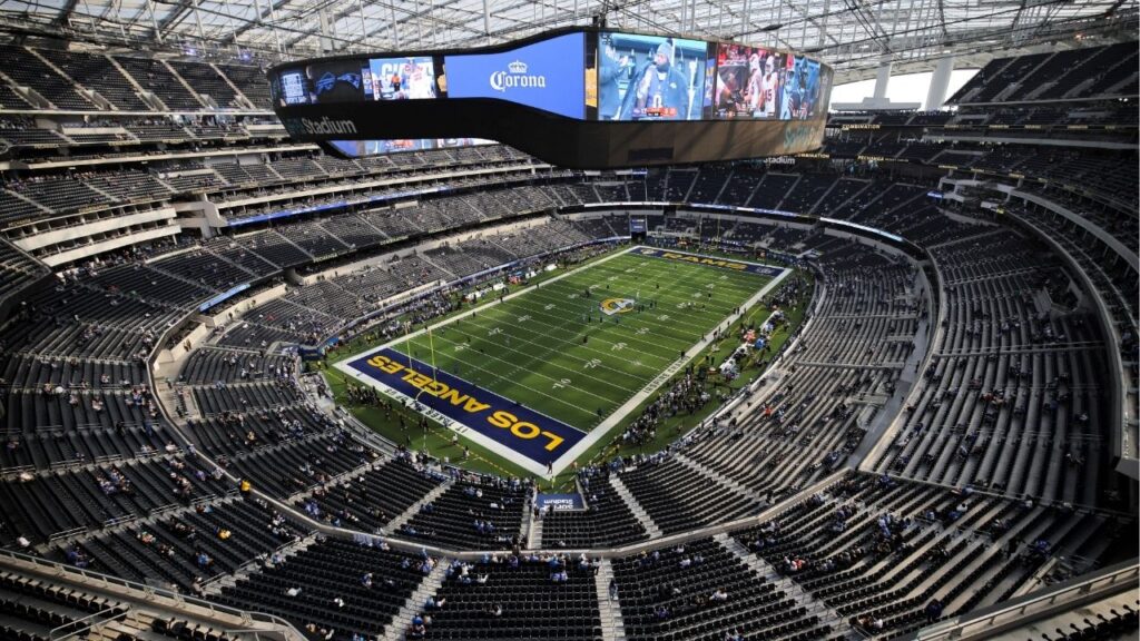 A view of the field at SoFi Stadium before a Los Angeles Rams game in Inglewood, California, U.S. December 14, 2025. (Reuters File)