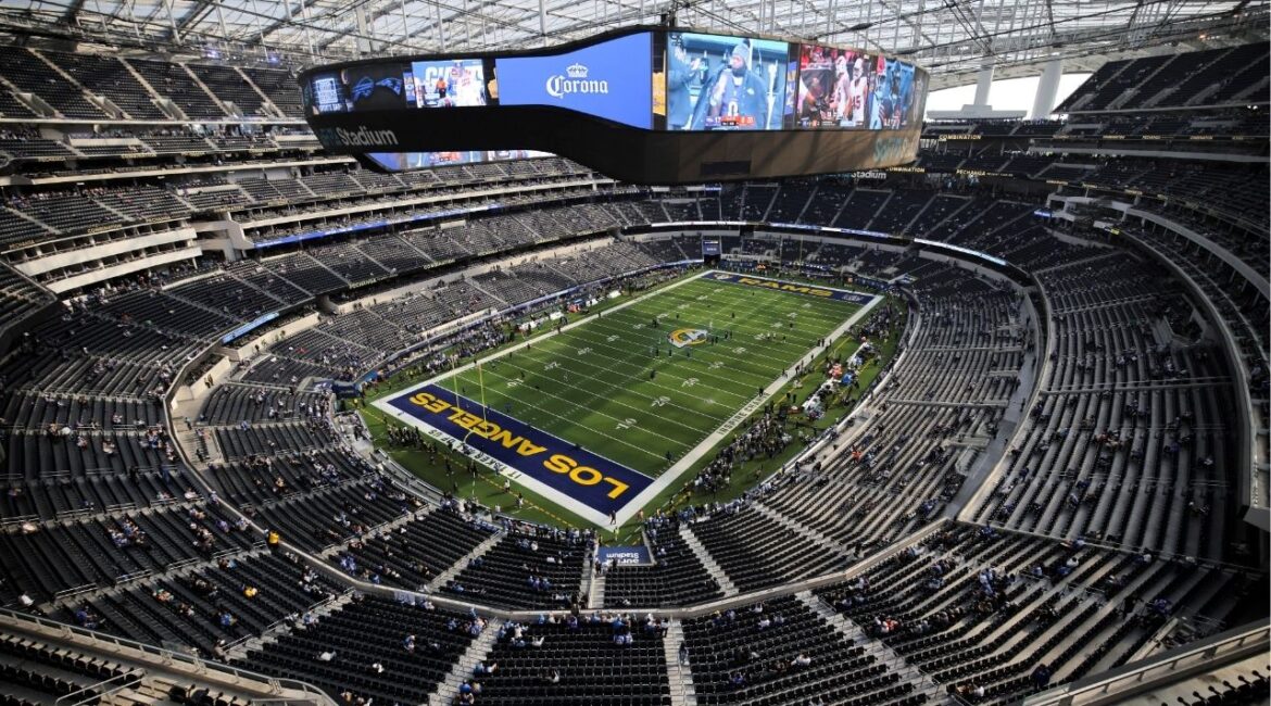 A view of the field at SoFi Stadium before a Los Angeles Rams game in Inglewood, California, U.S. December 14, 2025. (Reuters File)