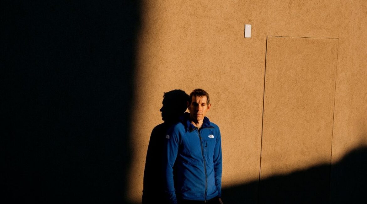 Alex Honnold, the rock climber who scaled El Capitan without a rope in the Oscar-winning film “Free Solo,” in Las Vegas on Jan. 10, 2026. Honnold will try to climb a 1,667-foot skyscraper in Taiwan, without ropes, in an event scheduled to stream live on Netflix. (Mark Abramson/The New York Times)