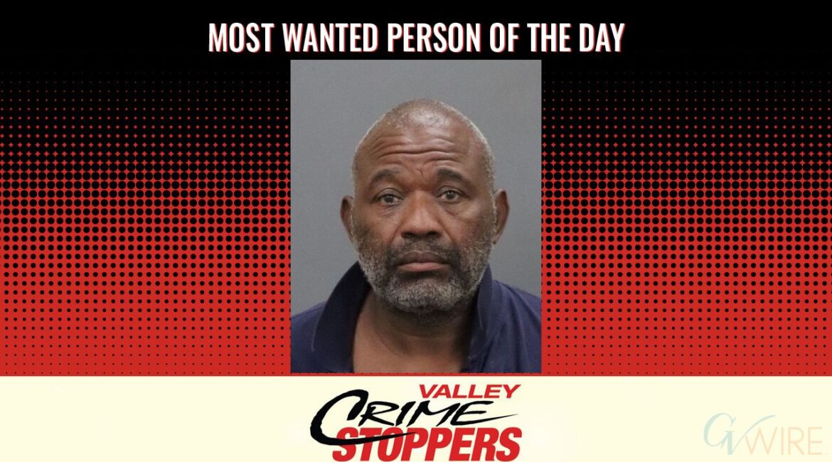 Benjamin Christian is Valley Crime Stoppers' Most Wanted Person of the Day for Jan 30, 2026. (Valley Crimes Stoppers)