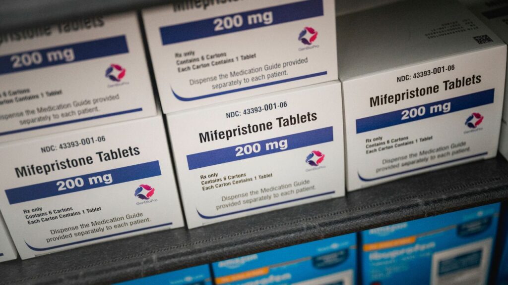 Boxes of mifepristone tablets in Delaware, March 12, 2025. A study of more than 5,000 pages of Food and Drug Administration documents on mifepristone over 12 years found that agency leaders almost always followed the evidence-based recommendations of scientists. (Hannah Yoon/The New York Times)