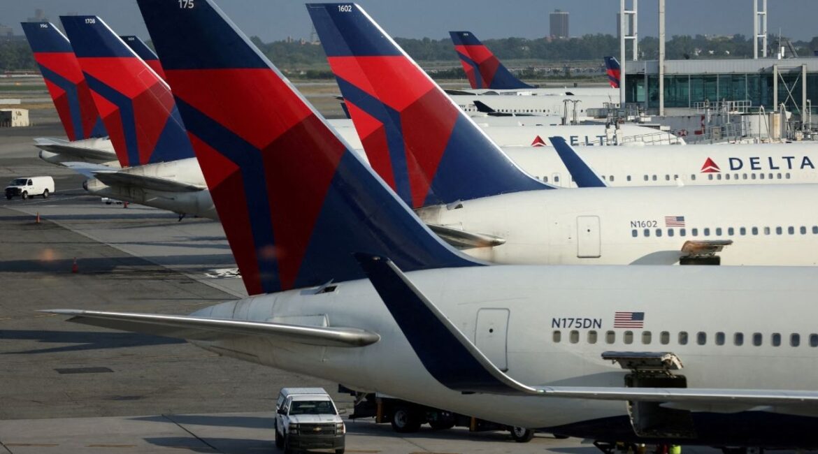 Delta Air Lines planes are seen at John F. Kennedy International Airport on the July 4th weekend in Queens, New York City, U.S., July 2, 2022. (Reuters File)