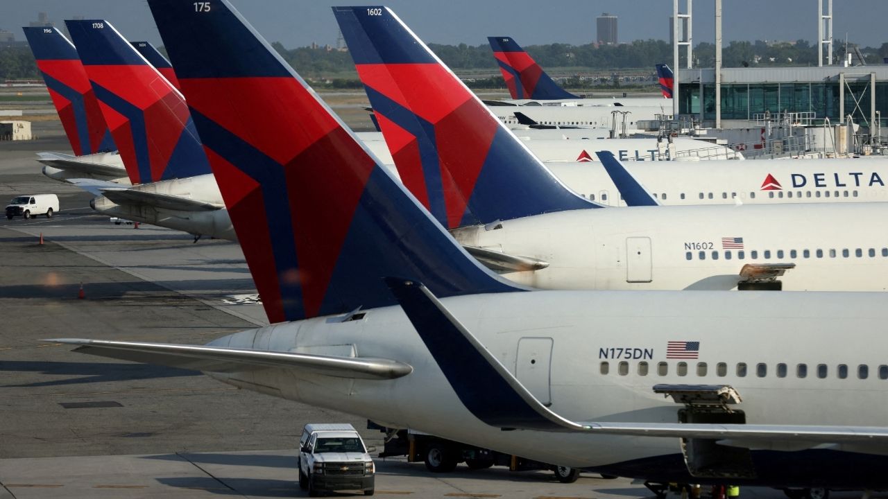 Delta Air Lines planes are seen at John F. Kennedy International Airport on the July 4th weekend in Queens, New York City, U.S., July 2, 2022. (Reuters File)