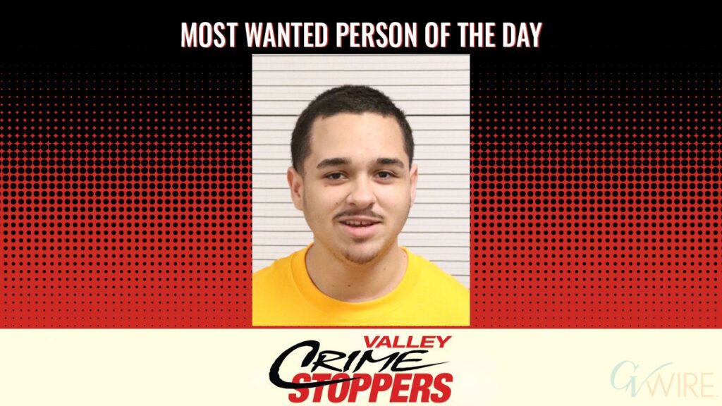 Elijah Alexander Cruz is Valley Crime Stoppers' Most Wanted Person of the Day for Jan 7, 2026. (Valley Crimes Stoppers)